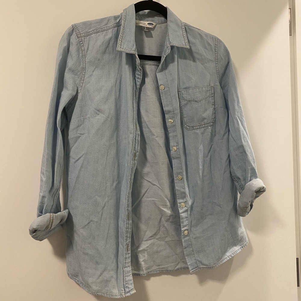 Denim chambray shirt
